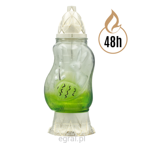 Znicz Wielkanocny Zajączek 30 cm 48 h B-106.png